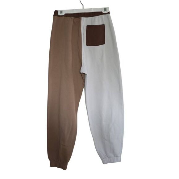 Hollister Women's Size Small Brown White Tan Adjustable Waist Sweatpants - Picture 5 of 5